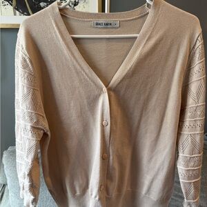 Grace Karin Women's Tan Sweater
